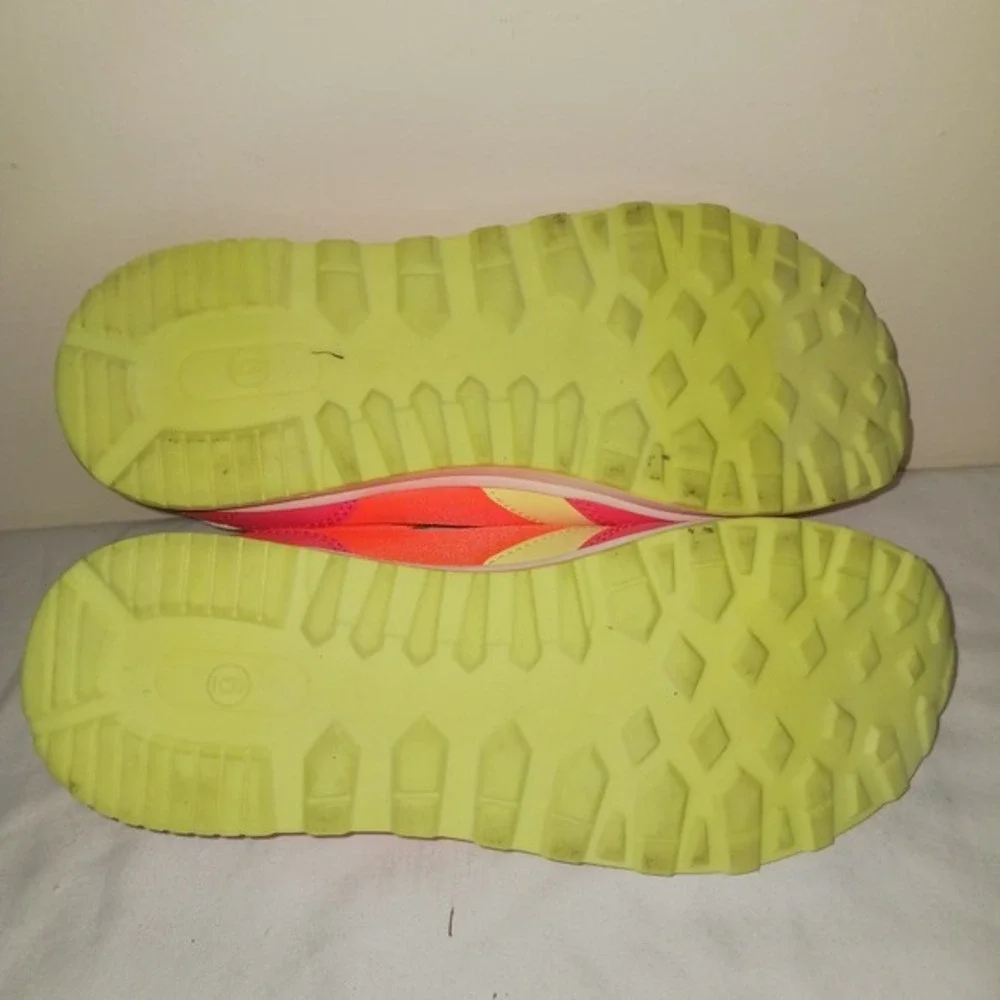 Serra Neon Orange‎ Pink Yellow Sneakers - Womens Size 6 - Running Shoes